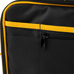 Сумка для инструментов Denzel 90295 10л 3отд. 28карм. черный/желтый