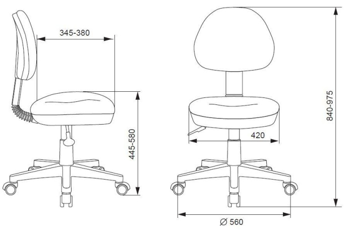 Кресло детское Бюрократ KD-3, ткань, до 100кг, салатовый