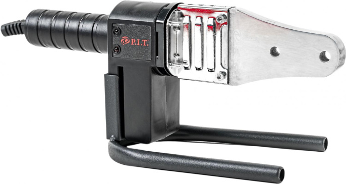 Аппарат для сварки труб ПВХ P.I.T. PWM32-D 800 Вт, вид нагревателя: мечевидный, максимальная температура: 300 °C, термостат, сменные насадки: 20 мм/25 мм/32 мм, кейс