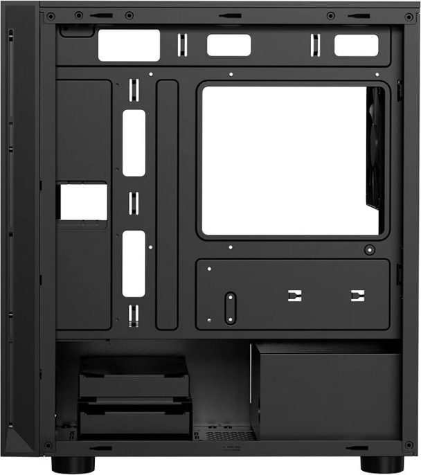 Корпус PcCooler LM300 Argb черный без БП mATX 7x120mm 2x140mm 2xUSB2.0 1xUSB3.0 audio bott PSU