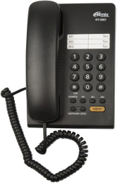 Проводной телефон Ritmix RT-330, черный