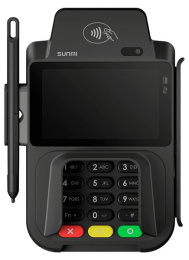 Платежный терминал SUNMI P2 SMARTPAD CN&EN 1GB+8GB, MSR+IC+NFC, WIFI, 2*SAM, SD,EU Adapter P07084005