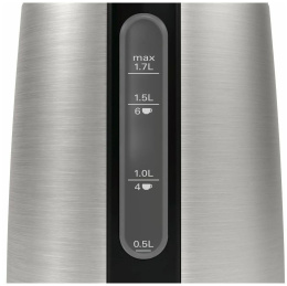 Чайник электрический Bosch TWK3P, 1.7л, нержавеющая сталь/пластик