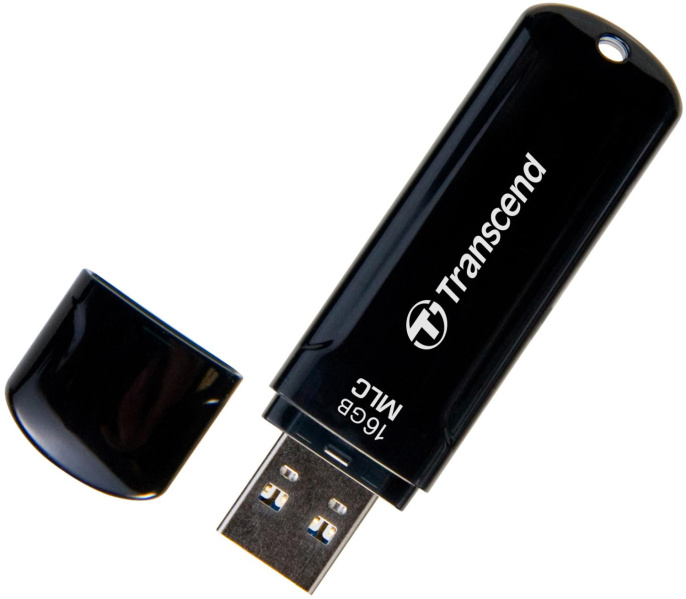 Флеш Диск Transcend 16Gb Jetflash 750 TS16GJF750K USB3.0 черный