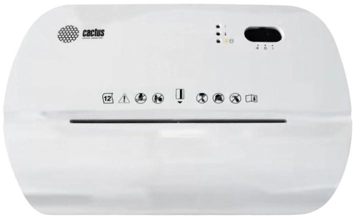 Уничтожитель бумаг Cactus CS-SH-K4,  P-4,  4x40 мм, 12 лист. одновременно, 17л