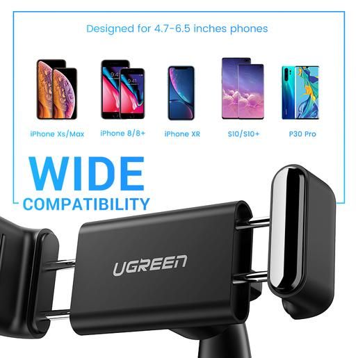 Подставка-держатель UGREEN LP189 (60796)  Phone Holder for Car Dashboard на приборную панель . Цвет: черный