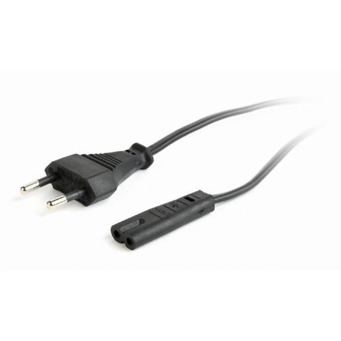 Cablexpert Кабель питания для ноутбуков, аудио/видео техники 1,8м, VDE, 2-pin, черный, пакет" PC-184-VDE-1.8М