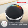 Блендер Moulinex DD67L810, погружной, серебристый/черный