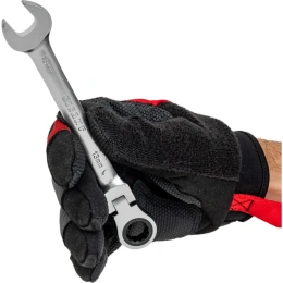 Комбинированный трещоточный шарнирный ключ 13 мм Gigant сталь Cr-V, 72 зуба grf-133