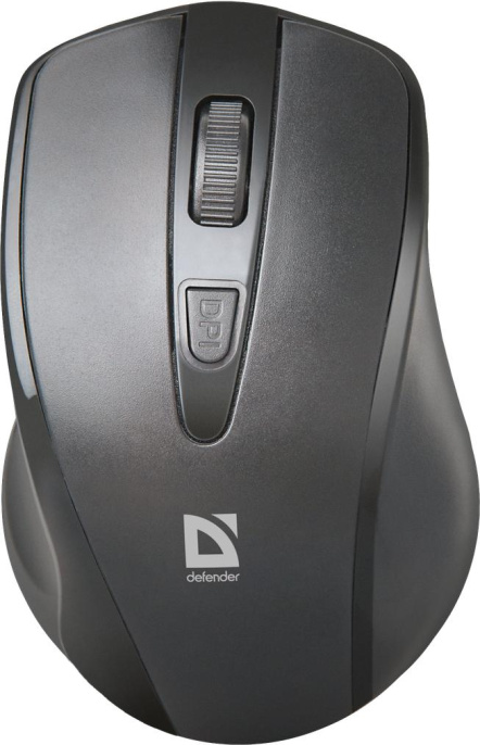 Мышь беспроводная DEFENDER Datum (Датум) MM-265 черный (USB, 1600dpi, 4but) (52265)