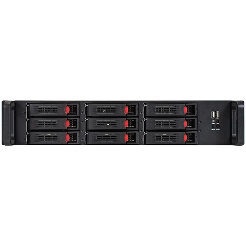 Серверная платформа ExeGate Pro 2U650-HS09 <RM 19", высота 2U, глубина 650, Redundant БП 2x800W, 9xHotSwap, 2*USB> EX294280RUS