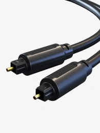 Кабель CABLETIME CF31H (CT-AV380-H03(5)-B1) 1 м, PRO TOSLINK CABLE M/M, цифровой аудиоразъем. черный