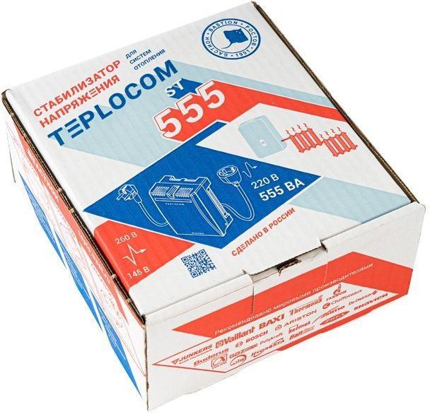 Стабилизатор напряжения БАСТИОН Teplocom ST-555 белый