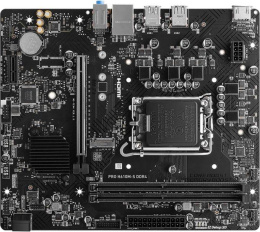 Материнская плата MSI PRO H610M-S DDR4 Soc-1700 Intel H610 2xDDR4 mATX AC`97 8ch 7.1 GbLAN+HDMI