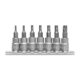 Набор бит YATO 1/4" 7 предметов TS10-TS40 TORX с головками YT-0461 37140461 092 1