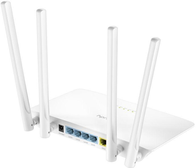 Wi-Fi роутер CUDY WR1200, Wi-Fi 5, AC1200, 2.4/5ГГц, 4 LAN, белый