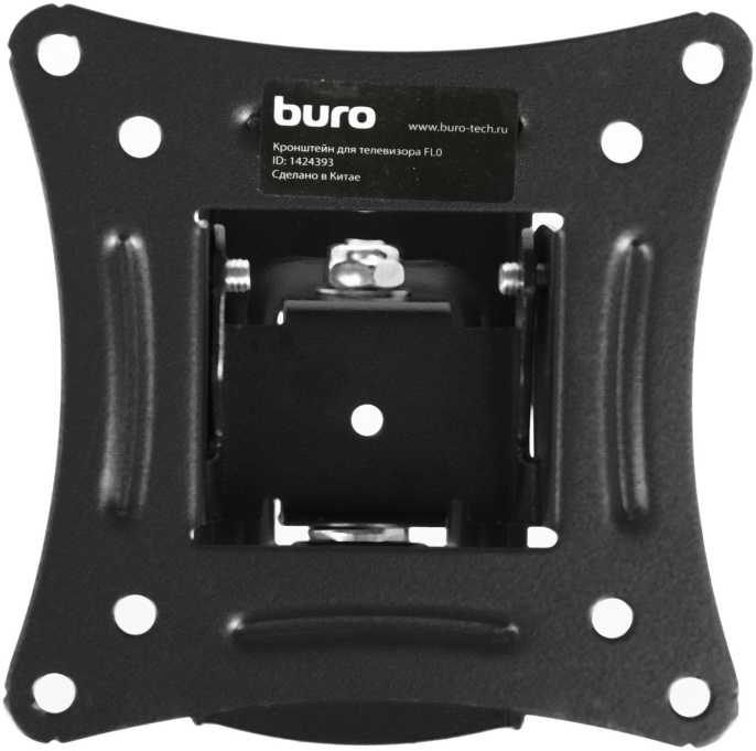 Кронштейн для телевизора Buro FL0, 20-29", настенный, поворот и наклон,  черный [bm15a71ts1]
