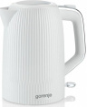 Чайник электрический Gorenje K17DPW 1.7л. 2200Вт белый/серебристый корпус: пластик/металл