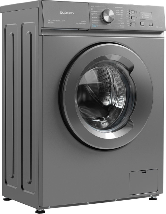 Стиральная машина Бирюса WM-SM510/08 M, с фронтальной загрузкой, 5кг, 1000об/мин, с паром, инверторная