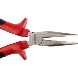 Rexant 12-4620 Тонкогубцы изогнутые 160 мм никелированные, двухкомпонентные рукоятки