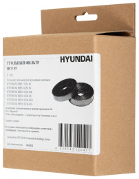 Комплект фильтров Hyundai HCF 05 черный 2шт.