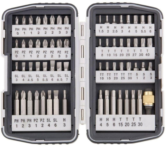 Набор бит MATRIX 11327,  универсальные,  шестигранный (1/4HEX - С),  64шт