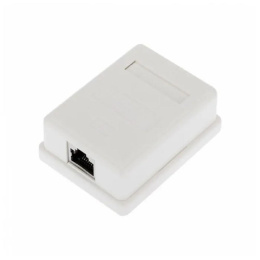 Rexant 03-0142 Розетка компьютерная внешняя, 1-порт FTP RJ-45 8P8C , CAT 6