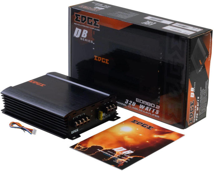 Усилитель автомобильный Edge EDB80.2LITE-E2 двухканальный