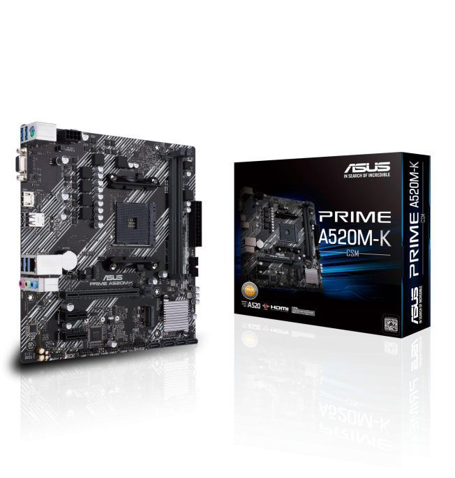Материнская плата/ PRIME A520M-K (90MB1500-M0EAY0)