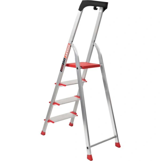 Стремянка Gigant анодированные боковины, 4 ступени, PROFI AAA-07