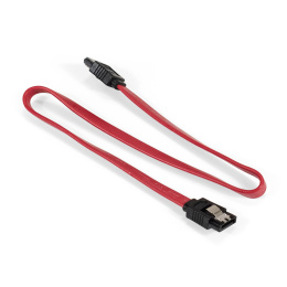 Кабель SATA ExeGate EX-CC-SATA-DATA-L (7pin/7pin, SATA III до 6Gbps, металлические защелки, 0,5м) EX138933RUS