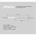Сверло по металлу HSS-CO (3.5x70x39 мм) Inforce 11-01-430