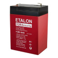 ETALON Аккумулятор FORS 6045 6 В 4,5 Ач,Нож F1 Faston