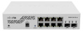 Коммутатор MIKROTIK CSS610-8G-2S+IN, управляемый