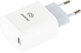 Сетевое зарядное устройство Digma DGW2C,  USB-C, 20Вт, 3A, белый [dgw2c0f010wh]