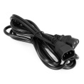 Кабель питания ExeGate Special EC-3S-C13->C14/3x0.5 (IEC 320 C13 ->IEC 320 C14, 3*0.5mm2, CCA, черный, 3м) ES280989RUS