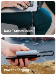 Плоский кабель USB4 CABLETIME CU45B (CT-FU4-AG) 0.15 м, черный 40Гбит/с, 8K/60 Гц, 240Вт