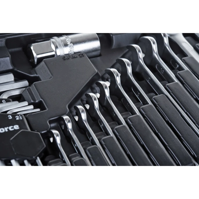 Набор инструментов Inforce 85 предметов 1/2", 1/4" Inforce, Сталь Cr-V, Профессиональный, 06-07-14