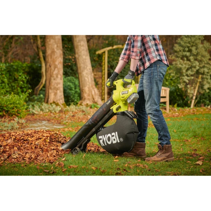 Бесщеточный садовый пылесос-воздуходувка Ryobi ONE+ 18В RY18BVXA-0 5133005546