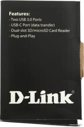Хаб разветвитель D-Link DUB-1325/A2A, серый