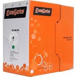 Кабель ExeGate UTP-2-C5e-CCA-S24-IN-PVC-GY-305 UTP 2 пары кат.5e CCA, 0.5мм (24AWG), 305м, серый, PVC EX256745RUS