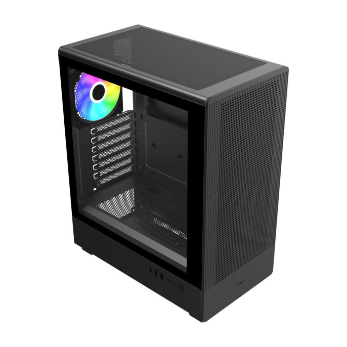FSP Корпус ATX Minitower M221-BA, USB3.0 x 1/USB2.0 x 2, Black (POC0000359)