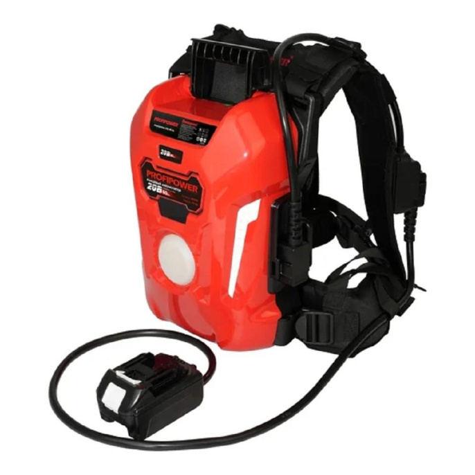 Аккумулятор ранцевый PROFIPOWER T7-02 60Ач 20В,Li-ION,60Ач,1200Вт/ч [ E0370]