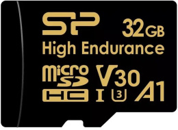 Флеш карта microSDHC 32GB Silicon Power SP032GBSTHDV3V1HSP V30 A1 + adapter