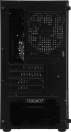 Корпус mATX Aerocool Trinity Mini-G-BK v2, Mini-Tower, без БП, черный [accs-pv32033.11]