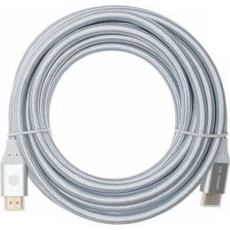 Аудио-видео кабель CACTUS CS-HDMI.2.1-5 HDMI (m)/HDMI (m) 5м. позолоч.конт. серебристый 1723646