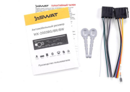 Автомагнитола Swat WX-2003BW 1DIN 4x50Вт SWAT WX-2003BW