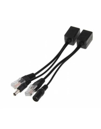 Passive PoE инжектор и сплиттер до 60V Passive PoE инжектор и сплиттер до 60V. Комплект позволяет подать данные и питание на IP устройства без поддержки PoE. Рабочее напряжение: 5V-60V DC. Скорость передачи данных: 10/100 Мбит/с. Пины питаниия PoE: 4,5 +