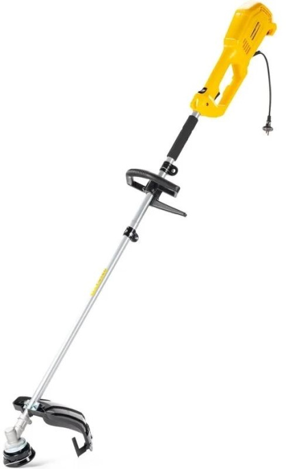 CHAMPION Триммер эл. ET1201 { разъемн.прям. 1200Вт 4.7кг корд 2*1,6мм 430мм + нож 3*255мм P-ручка }