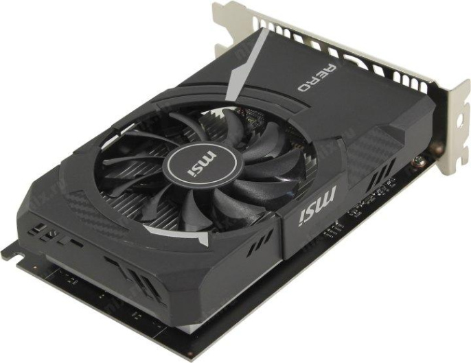 Видеокарта MSI NVIDIA GeForce GT 1030 GT 1030 AERO ITX 2GD4 OC 2ГБ DDR4, OC, Ret